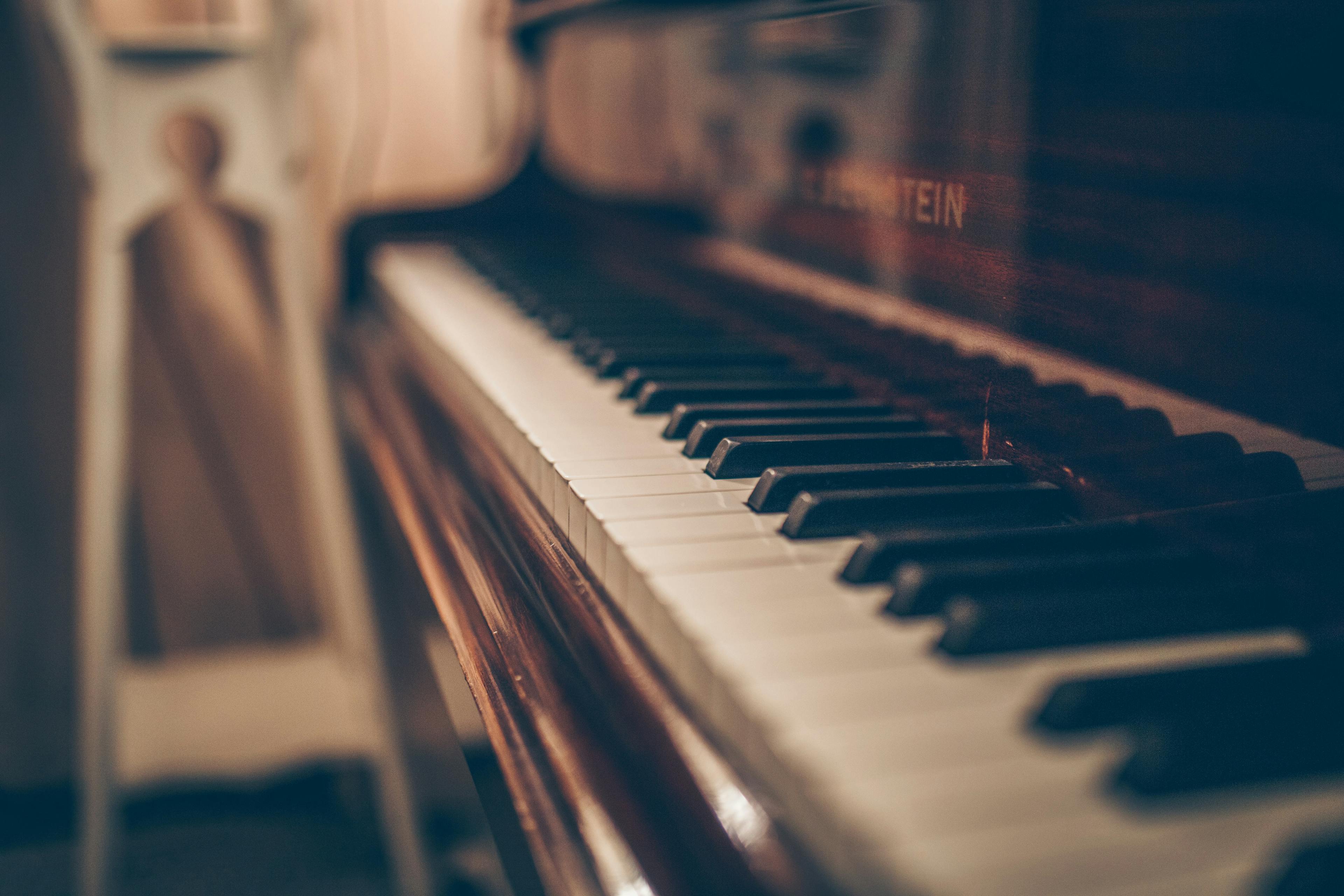 Photo of a piano
